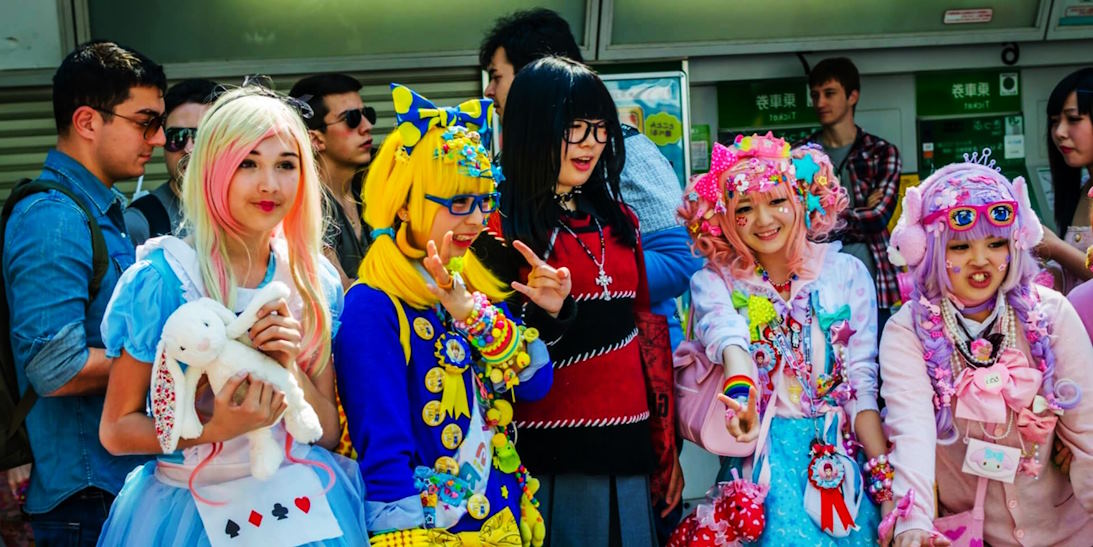 Ganguro fashion models